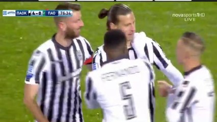 4-0 Aleksandar Prijović AMAZING Goal - PAOK 4-0 Panathinaikos 10.12.2017 [HD]