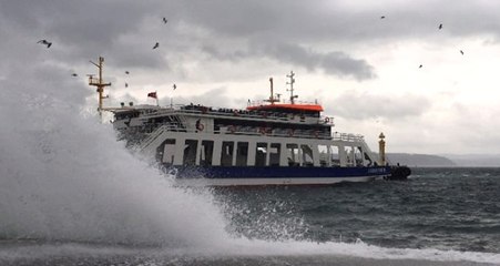 İstanbul'da Deniz Ulaşımına Hava Engeli! İDO  Bazı Seferlerini İptal Etti