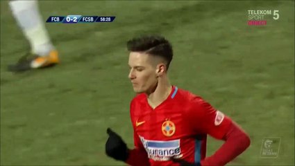 0-2 Dennis Man Goal Romania  Divizia A - 10.12.2017 FC Botosani 0-2 Steaua Bucuresti