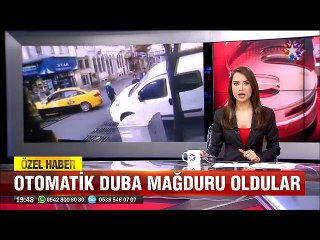 Otomatik dubaların mağduru olan otomobil sürücüleri