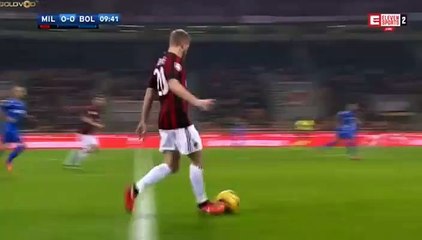 Giacomo Bonaventura  Goal HD - AC Milan	1-0	Bologna 10.12.2017