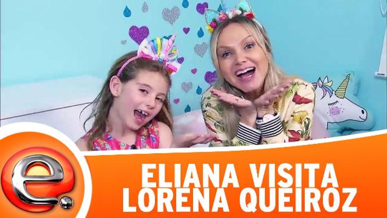Eliana visita a atriz Lorena Queiroz - 10.12.17