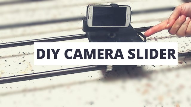 DIY How to Make a cheap Camera Slider