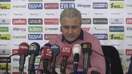 Kayserispor - Beşiktaş Maçının Ardından - Kayserispor Teknik Direktörü Sumudica