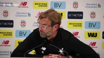 Awkward moment for raging Jurgen Klopp in press conference