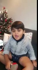 3 year old Aarav singing baar baar dekho %28bollywood song%29