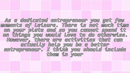 4 Leisure Activities To Sharpen Your Business Mind