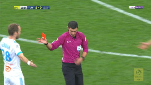 Pierre-Gabriel shown straight red for Saint-Etienne