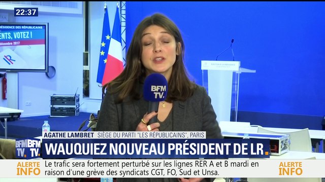 Laurent Wauquiez élu à la tête du parti Les Républicains