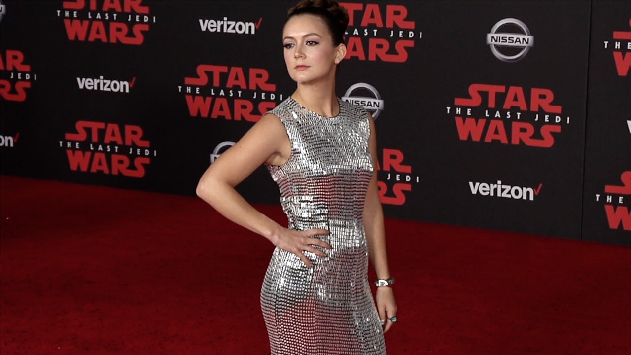Billie Lourd "Star Wars The Last Jedi" World Premiere Red Carpet