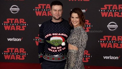 Cobie Smulders and Taran Killam "Star Wars The Last Jedi" World Premiere Red Carpet