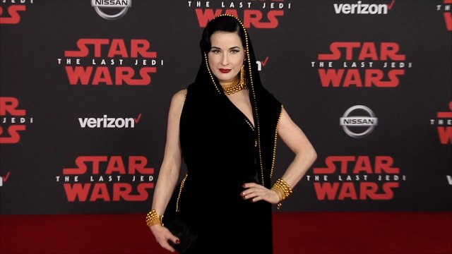 Dita Von Teese Star Wars The Last Jedi World Premiere Red Carpet