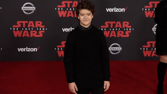 Gaten Matarazzo Star Wars The Last Jedi World Premiere Red Carpet