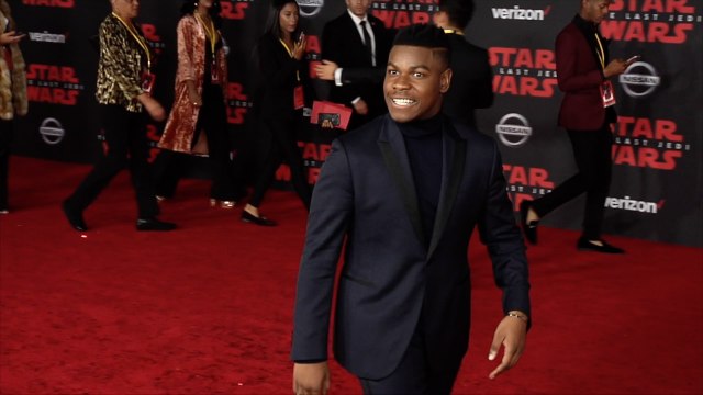 John Boyega Star Wars The Last Jedi World Premiere Red Carpet