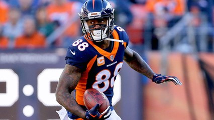 Demaryius Thomas overpowers Morris Claiborne for 15-yard catch