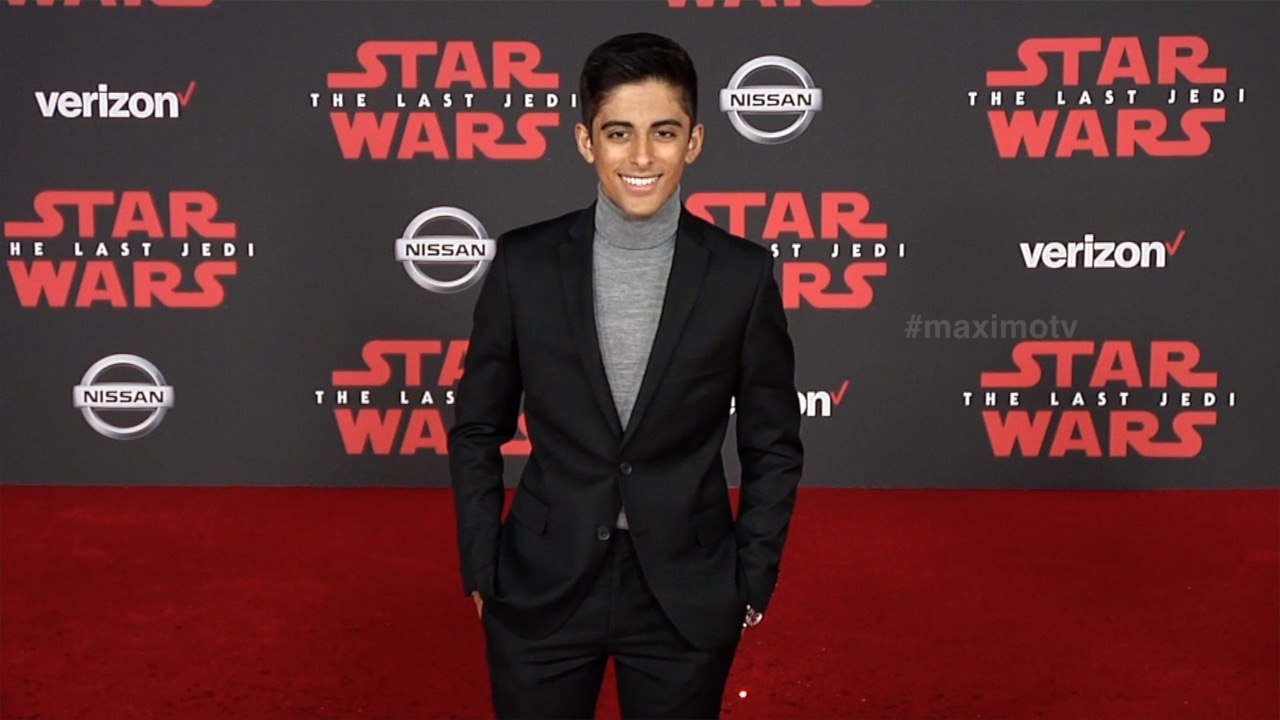 Karan Brar "Star Wars The Last Jedi" World Premiere Red Carpet