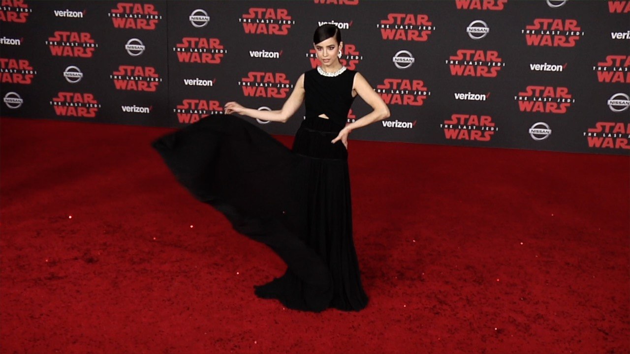 Sofia Carson "Star Wars The Last Jedi" World Premiere Red Carpet