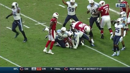 Karl Klug stops Kerwyn Williams short of goal line on third-and-1