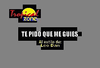 Te pido que me guies - Leo Dan (Karaoke)