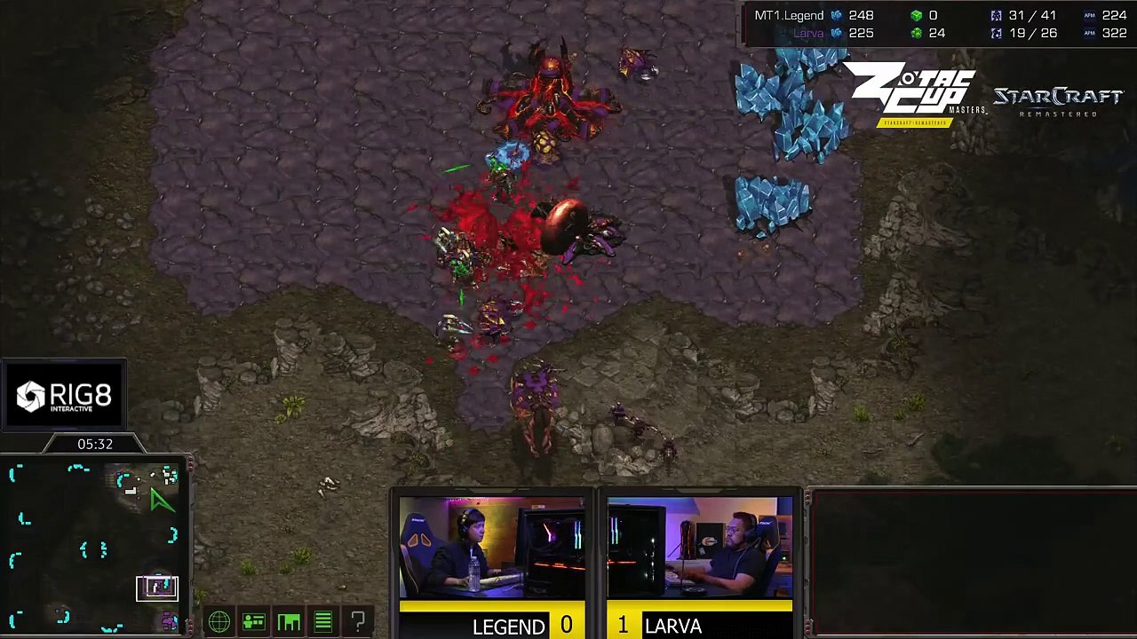Quand un joueur pro est vraiment au dessus de son adversaire en corée