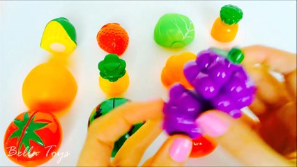 VELCRO  FRUIT  VEGETABLES  CUTTING PLAYSET  Toy review for kids - BellaToys-C7jTOny6unw