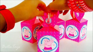PEPPA PIG  SURPRISE BAGS  PEPPA GEORGE MUMMY DADDY & FRIENDS  Toy review for kids BellaToys-JW3Jz2XGpzM