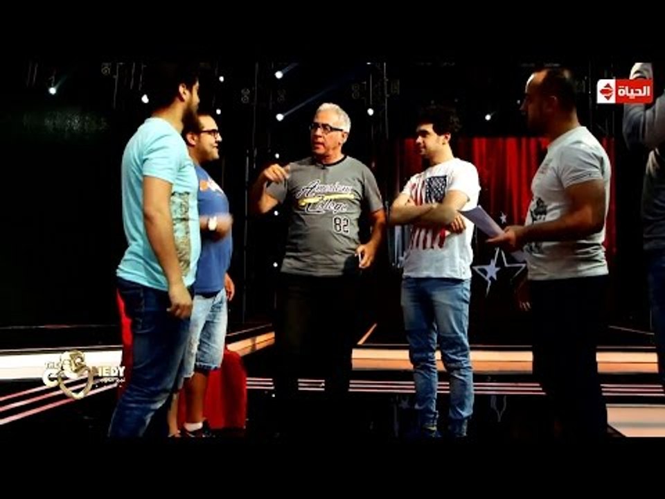 The Comedy - النجم الكوميدي الرائع " ميشيل أبو سليمان " يفاجىء المتسابقين أثناء التمارين