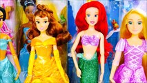 DISNEY PRINCESS  MY DISNEY DOLLS COLLECTION  BELLE ARIEL RAPUNZEL CINDERELLA TIANA -B1rkS7s4uUc