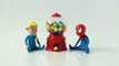 Elsa & Spiderman Crybaby Bubble Gum Gumball Machine  Frozen Play Doh Cartoons Stop Motion-6nnHnfeLkzc