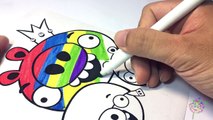 Angry Birds Coloring Rainbow Pigs For Learning Colors  Angry Birds Coloring Book-bGAWoF6W6Ec