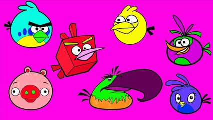 Angry Birds Coloring Without Law for Learning Colors - Creative Coloring Pages-lbKqoDIbBAU