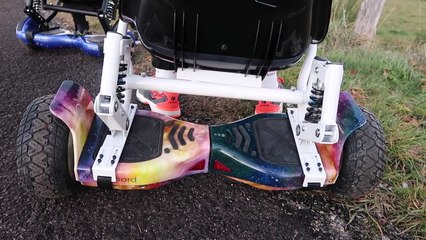 CRASH TEST DANS LA NEIGE - HOVERKART ET HOVERBOARD TOUT TERRAIN - Ft Wegoboard