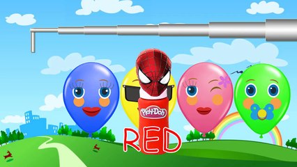 Lean Colors Boss Baby Spiderman Elsa Talking Angela Minion Finger Family With Play Doh Bottles-UrAZGvvgqXM