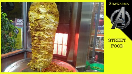 STREET FOOD-shawarma making-arabic street food-shawarma recipe