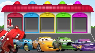 Learn Colors Learn to Count With Disney Cars Cars 3 Characters Garages for Children-FjZe37gEfmo