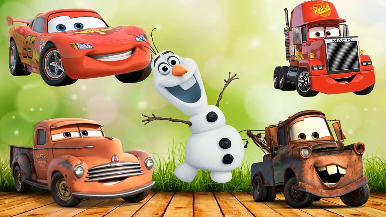 Wrong Colors with Needle Disney Cars 3 Lighting McQueen Mack Smokey Mater to Learn Colors For Kids-q_WW6dmaypw