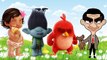 Wrong Eyes Angry Birds Movie Mr Bean Trolls Movie Disney Moana Maui  For Learn Colors-Kjfp_POdOqM