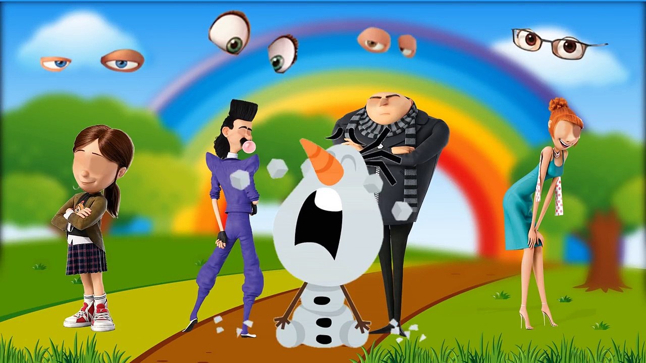 Wrong Eyes Despicable 3 Gru Lucy Wilde Balthazar Bratt Margo Gru For Learn Colors-TBeVVNv3vuY