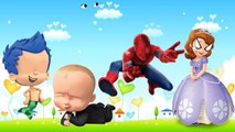 Wrong Eyes with Boss Baby Sofia The First Spiderman Bubble Guppies Gil For Learn Colors-rZvJIKq5oEE
