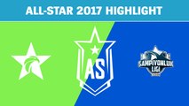 Highlight: Siêu Sao Hàn Quốc (LCK) vs Siêu Sao Thổ Nhĩ Kỳ (TCL) - All-Star 2017 Highlight