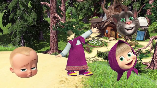 Wrong Heads Boss Baby Minie Mouse Masha Talking Tom For Learning Colors-jUSCcG1xr30