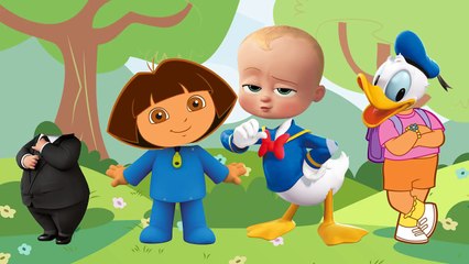 Wrong Heads Boss Baby Pocoyo Donal Duck Dora For Learning Colors-Fogdb_vYXeE