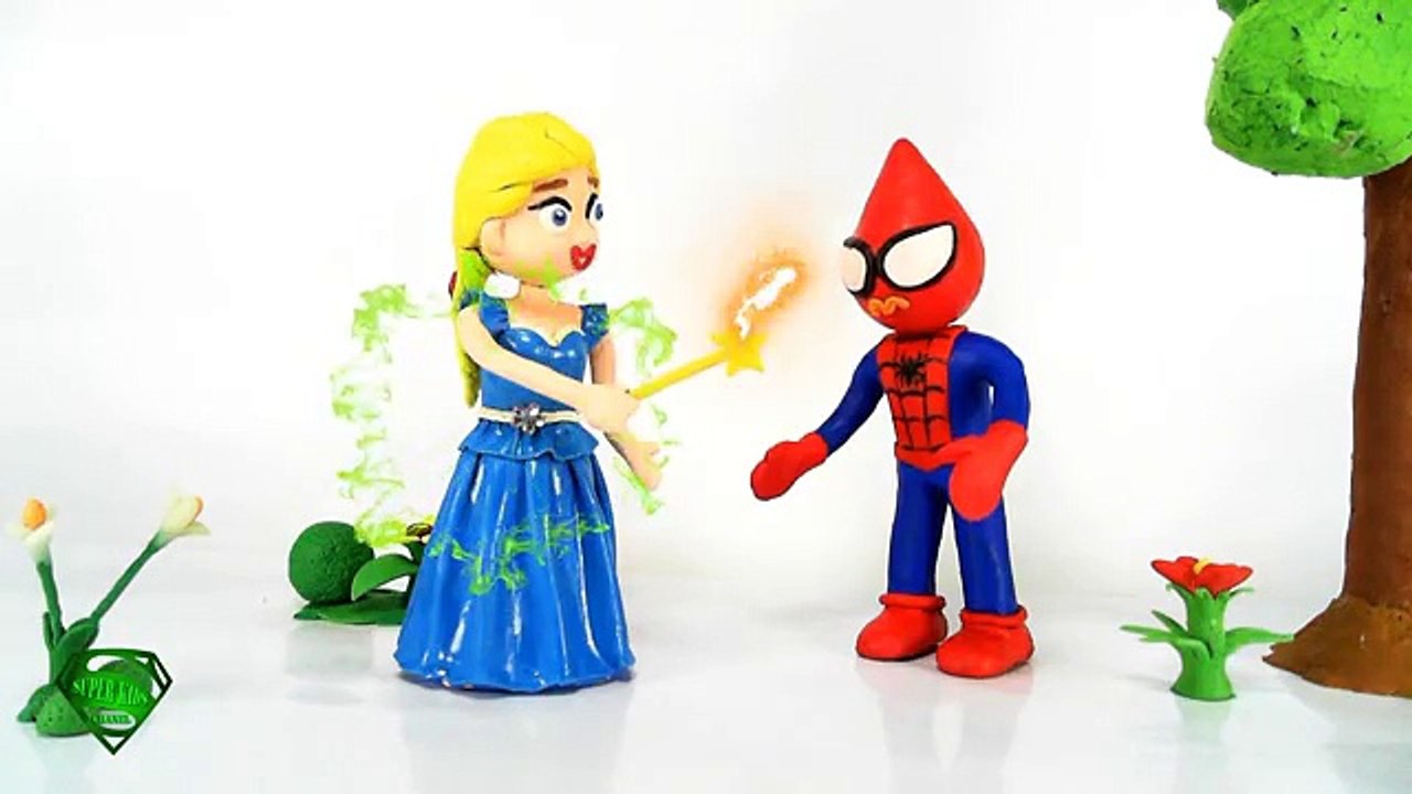 How to play doh stop motion cartoon superhero clay ana hobby station baby gaming videos de youtube