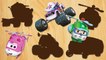 Wrong Slots and Wrong Shadows Disney Cars Trucktown Robocar Poli Blaze Monster Truck Learn Colors-PM6i95Vob1M