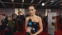 Daisy Ridley Ribs John Boyega for Almost Missing Premiere