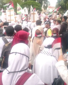 Jakarta Protesters Rally Against Trump's Jerusalem Decision Outside US Embassy