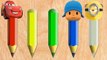 Wrong Slots Lighting McQueen Boss Baby Pocoyo Minion Angry Birds Movie to Learn Colors With Pencils-MhXN6TQxprY