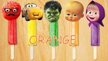 Wrong Slots Posicle Disney Cars 3 Hulk Masha Boss Baby Pop Cake Finger Family Learn Colors For Kids-Dnw0t6bkmZ8