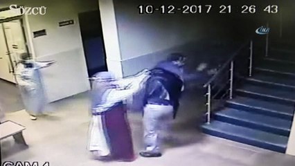 Mezar sorup bekçiyi hastanelik ettiler