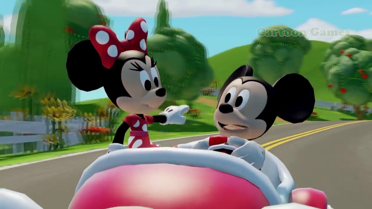 La maison de Mickey dans un jeu de dessin animé français